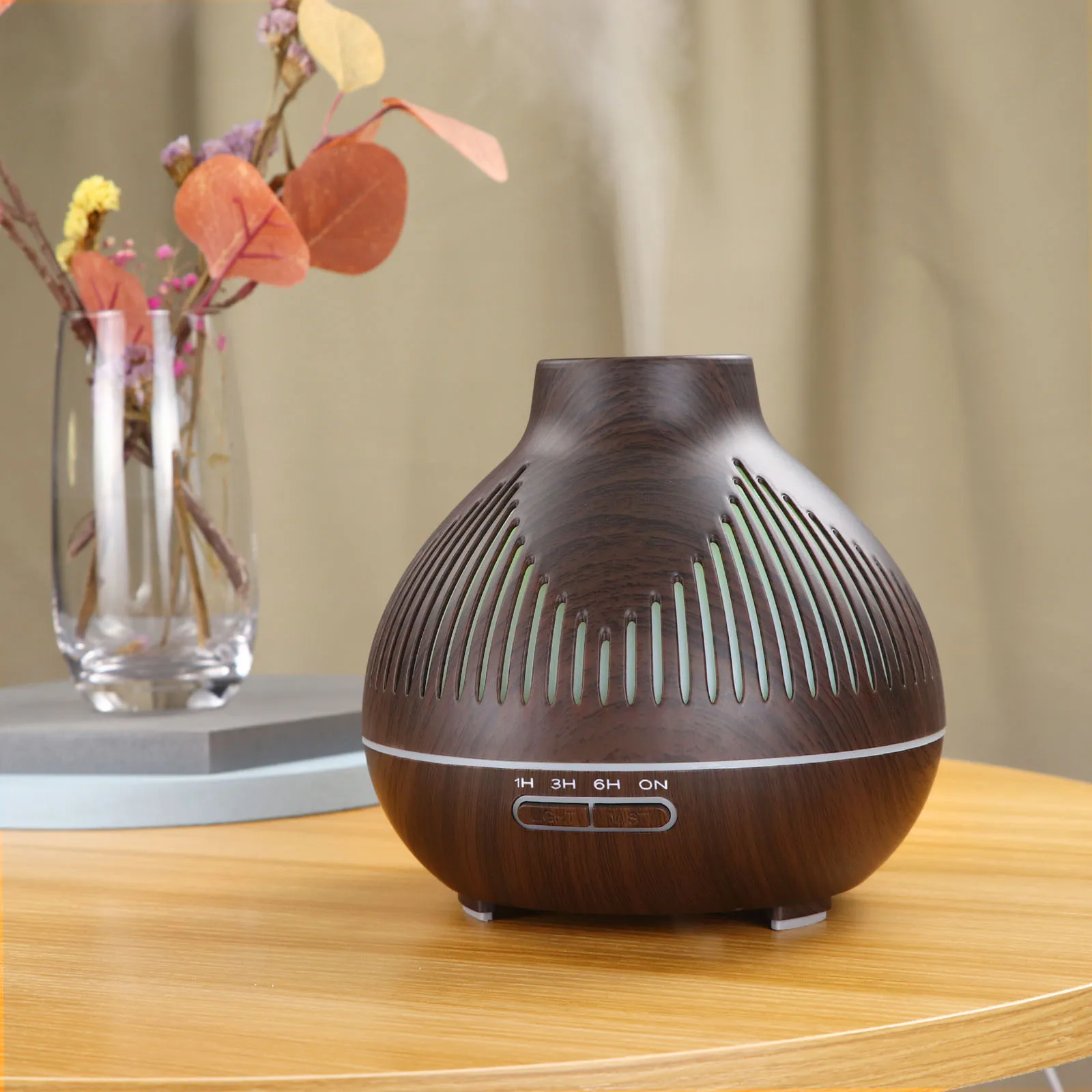 

400ml Usb Air Humidifier Mechanical Household Single Nozzle Cold Aroma Diffuser Color Light Heavy Ultrasonic Aromatherapy