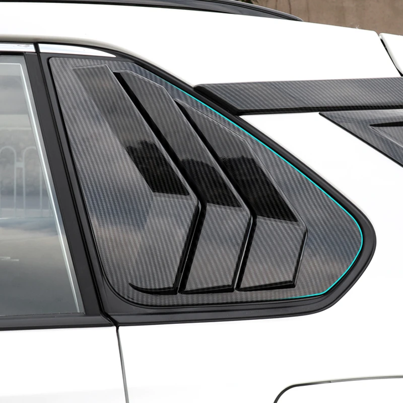 

Автомобильные аксессуары для Toyota RAV4 XA50 2019 2020 2021 ABS, заглушки для заднего стекла, жалюзи, обшивка, 2 шт.