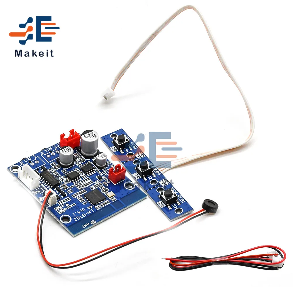 DC 3 6 30V автомобильный Bluetooth аудио Плата приема модуль 5 мм разъем для