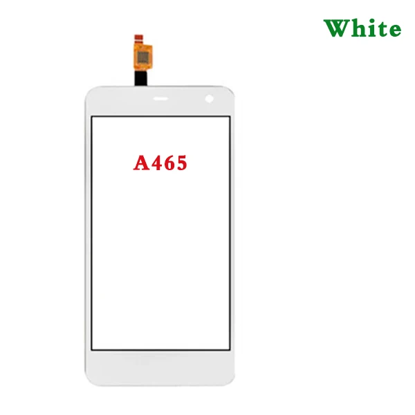Высокое качество 5," для zte Blade L4 Pro A465 и A475 сенсорный экран дигитайзер сенсор Передняя стеклянная панель объектива Черный Белый - Color: A465 White No Tool