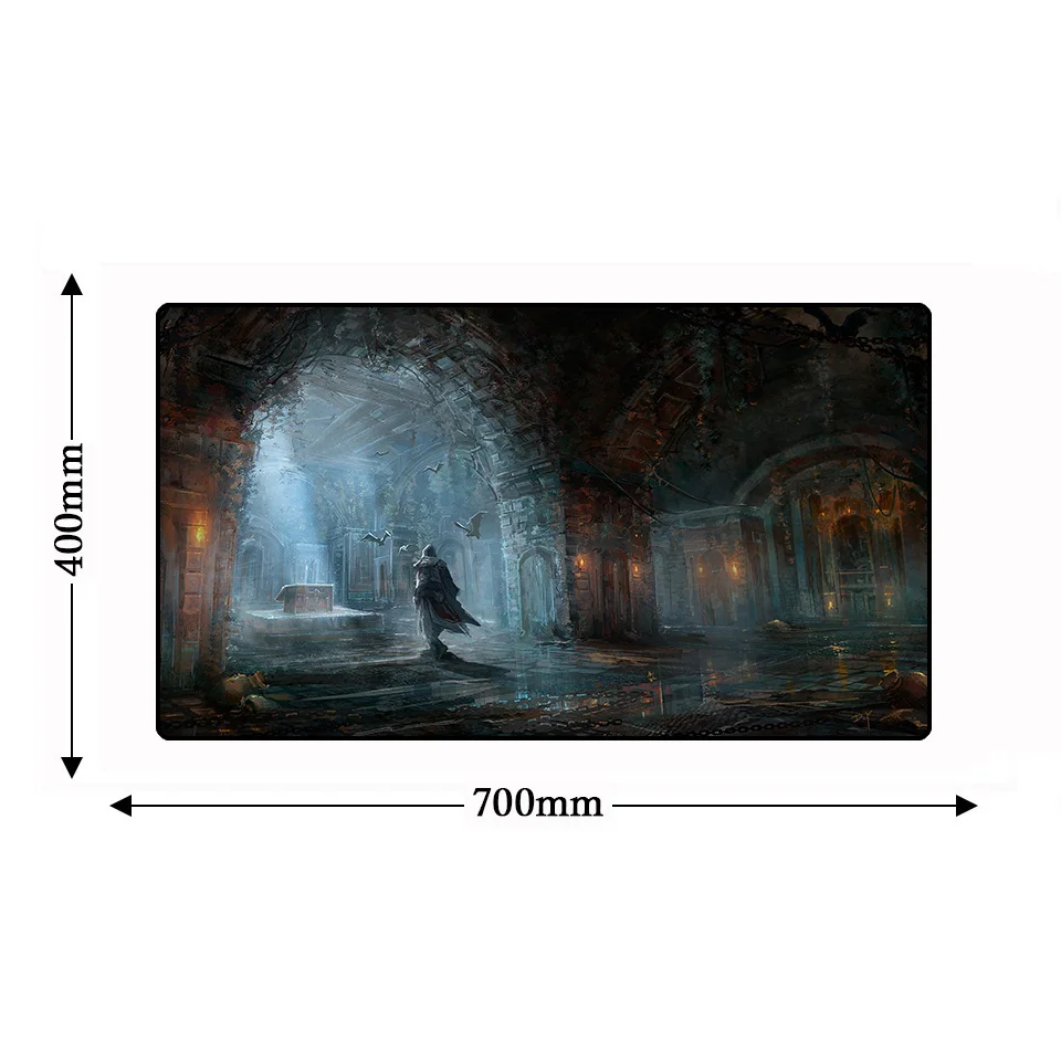 6 Lockedge большой игровой 700*400 мм Assassins Creed коврик для мыши Натуральный каучук геймерский ноутбук Противоскользящий большой коврик для мыши ПК коврик для мыши - Цвет: 6
