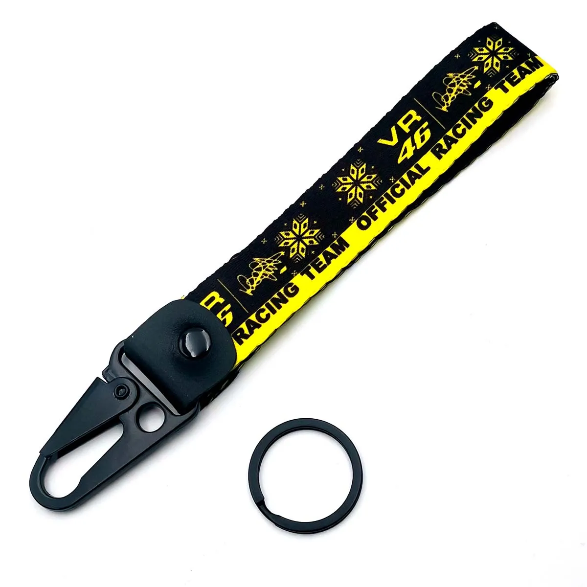 

1Pcs Racing Leather Keychain Durable Key Strap Motorcycle Accessories Key Ring