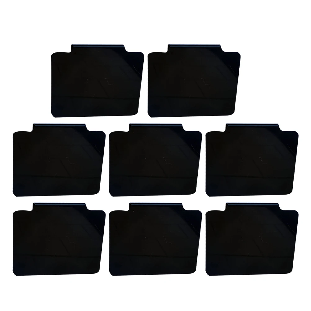 

8pcs Fruits Vegetable Price Tag Black Erasable Label Holder Label Display Stand Price Tag Holder Label Rack Stand Price Boards