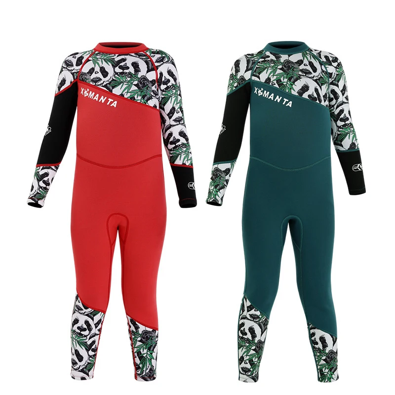 Детский Гидрокостюм из неопрена эластичный детский купальный костюм для