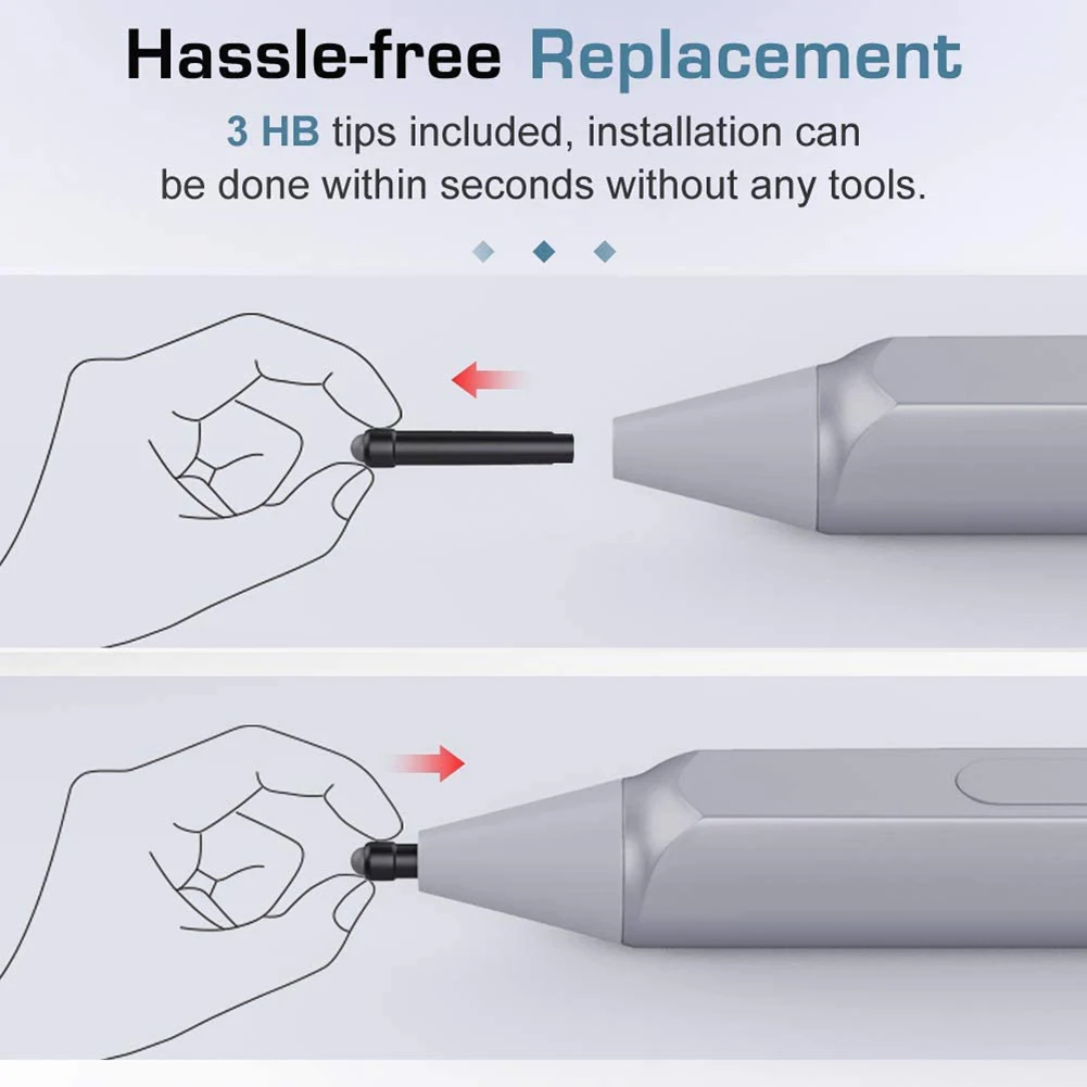 

Pen Refill Sensitive Fine Rubber Nib for Surface Pro4/5/6/7