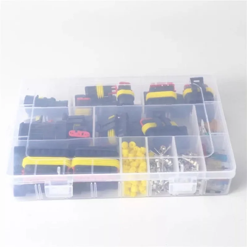 Комплект водонепроницаемых автомобильных проволочных соединителей Superseal Tyco 1 6 240