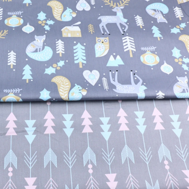 100% хлопок красная полоса серия печатная ткань для квилтинга детей Лоскутная