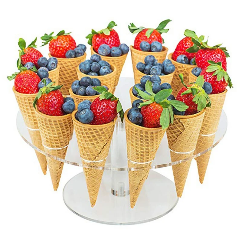 

Стеллаж для мороженого, 16 отверстий, акриловый прозрачный стеллаж для конфет