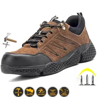 2021 mens work boots indestructible steel toe puncture proof safety shoes zapato tenis de seguridad mujer mens safety shoes