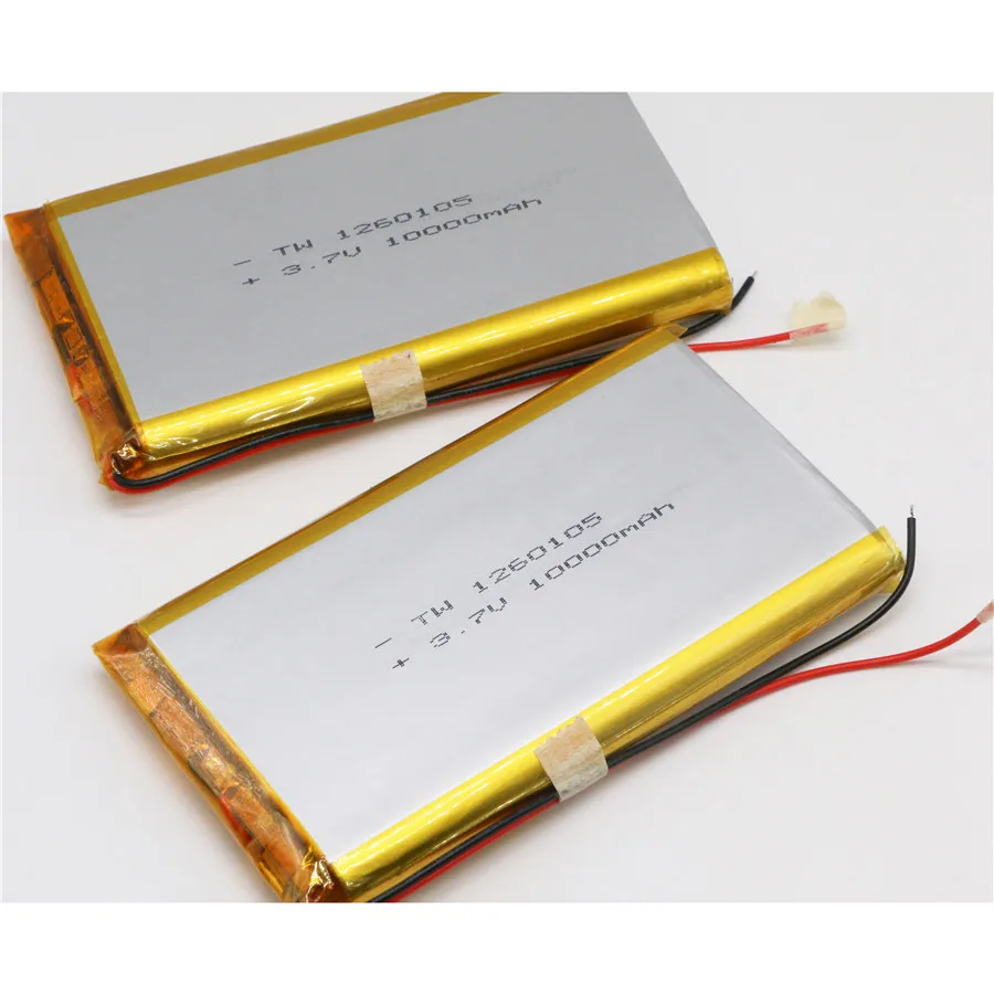 Аккумуляторы для ноутбуков литий полимерные аккумуляторы высокой емкости 1260105 3 7