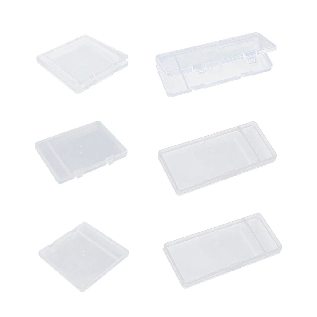 

Clear Empty Travel Cosmetic Earring Storage Box Small Parts Tool Organizer Case