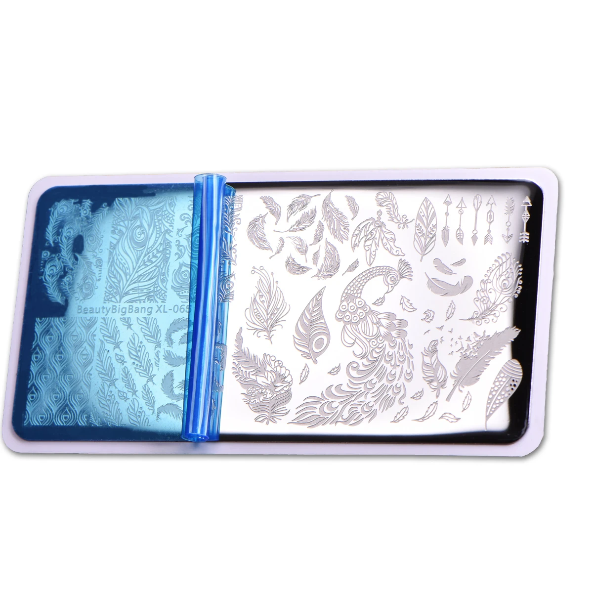 Nails Art Stamping Plates DIY Birds Peacock Feather Printing Image Nail Stamp Template Stencil Mold Accessories Tools | Красота и