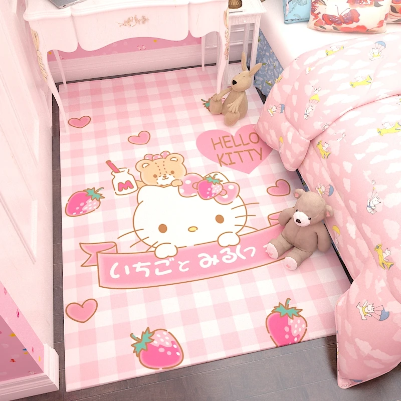

Carpet cute children cartoon Princess girl pink bedroom bedside cloakroom mat