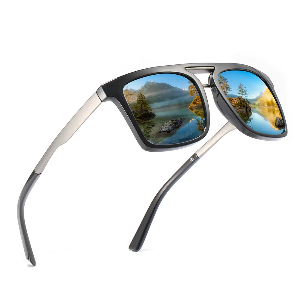 

Модные крутые мужские солнцезащитные очки, поляризационные, фирменный дизайн, солнцезащитные очки для вождения, зеркальные, UV400, очки Oculos De ...