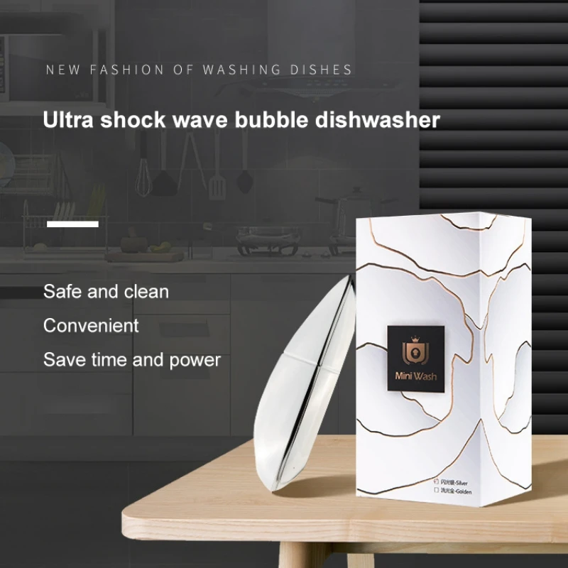 

100% Brand New Dishwasher Portable Ultrasonic Cleaning Machine Ultrasonic For Home Suppliers 2021 Hot-Sale New Arrival