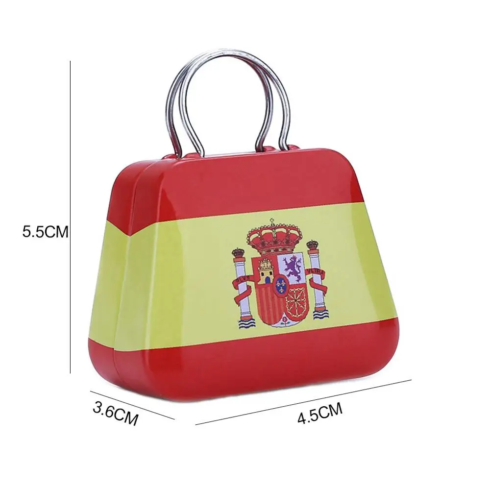 style11 1 шт. 7,6 см 7 стильная металлическая коробка для конфет ретро конфеты жестяная коробка для хранения коробка ретро чемодан Сумочка маленькая прямоугольная коробка для конфет - Цвет: style11