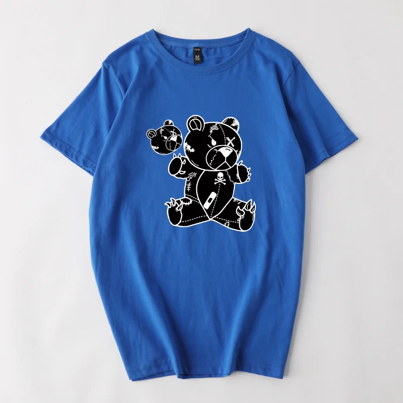

100% Cotton Women Short Sleeve T-shirt 2021 Summer Casual Loose Clothing Cartoon O-neck Female Short Sleeve Tops