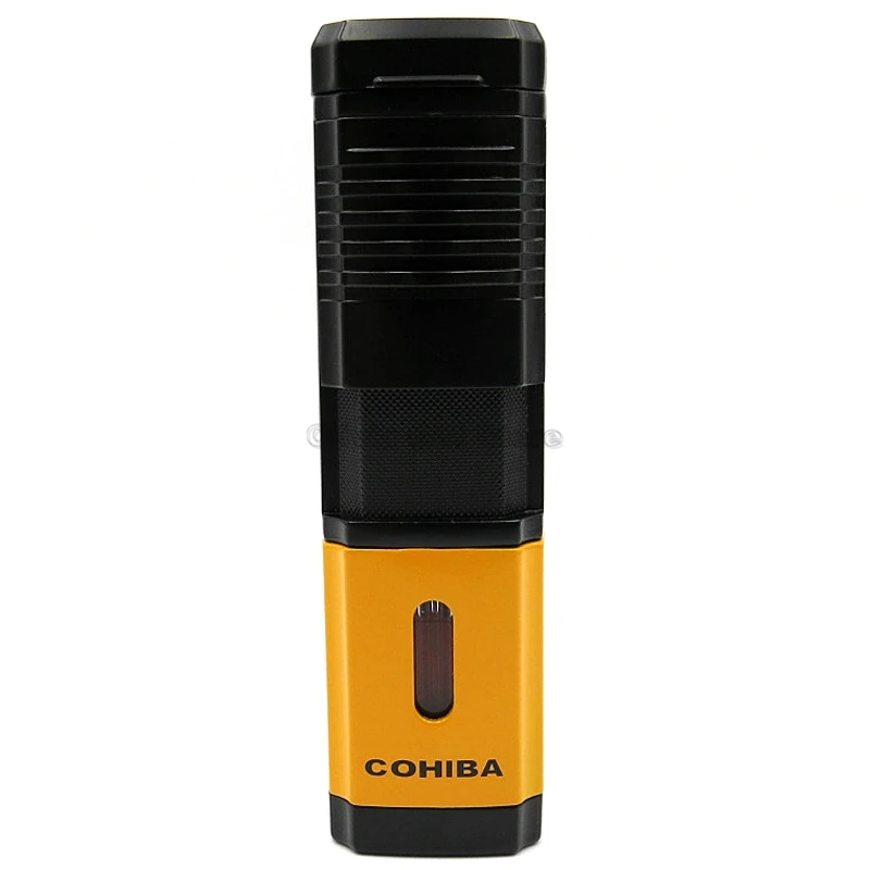 Металлическая 4-фонарь ная Зажигалка Cohiba зажигалка для сигар сигарет табака с