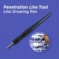 gundam military model penetration line tool flow in stylus permeating pen line drawing pen