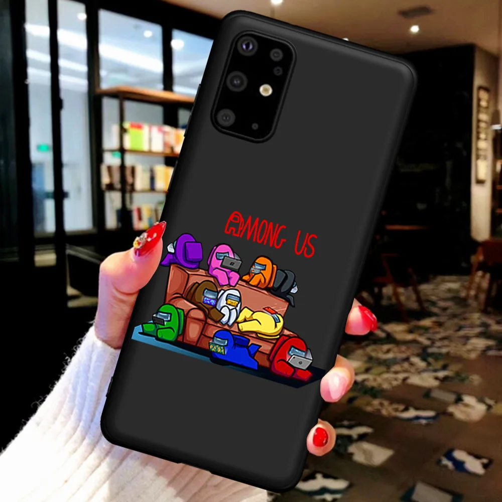 

New Game Among us Phone Case For Samsung S6 S7 S8 S9 S10 S11e S20 Plus Ultra Note 8 9 10 20 Plus Funny Cartoon TPU Cover