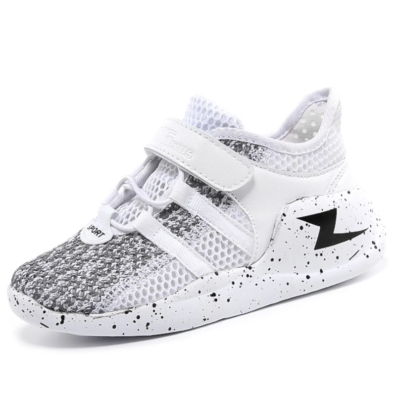 Летняя детская обувь Кроссовки для мальчиков и девочек Повседневная с дышащей