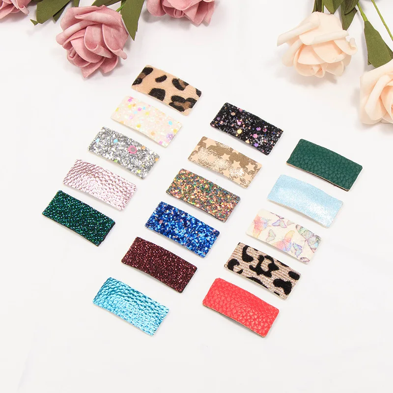 

Аксессуары для волос для девочек, 16/20 шт./компл., леопардовые заколки для волос для девочек, блестящие заколки для волос