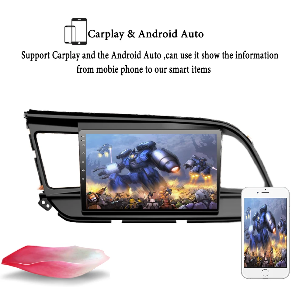 10," Android 9,1 2 DIN 4G ram автомобильный dvd-плеер Мультимедиа gps радио для HYUNDAI ELANTRA автомобильные аксессуары головное устройство