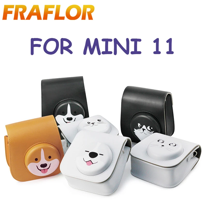 Для камеры Polaroid для Fuji Fujifilm Instax Mini 11/9/8 чехол из искусственной кожи с милым