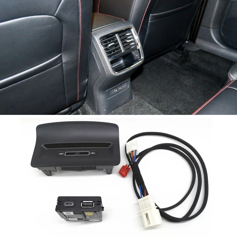 

Автомобильные задние сиденья USB Тип C разъем Armerst USB адаптер для Skoda Kodiaq Karoq 5QD 035 726 L