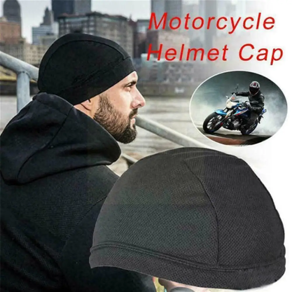 

Шапка для мотоциклетного шлема Z1U9, дышащая подкладка для езды на велосипеде, охлаждающая шапка с черепом, впитывающая пот
