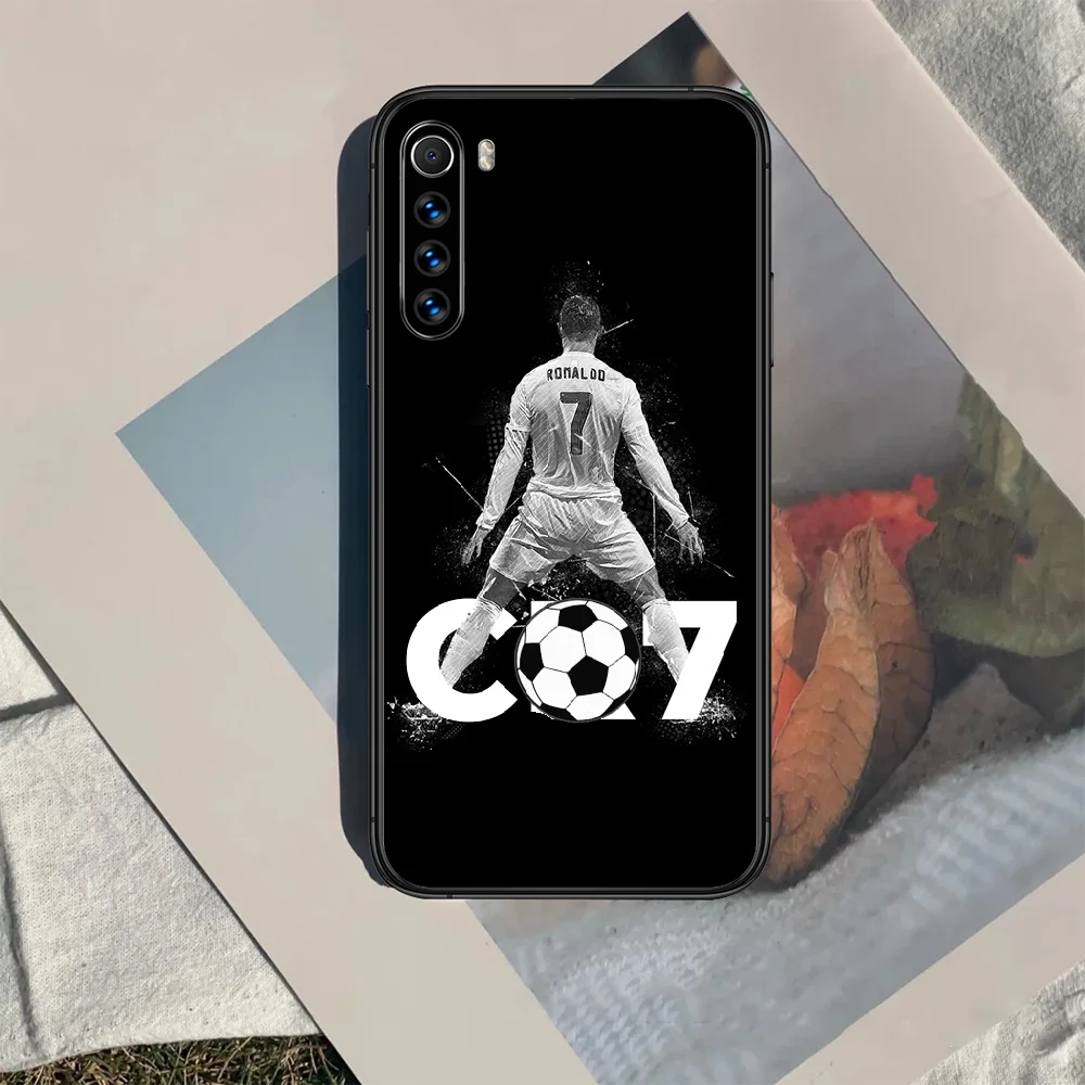 

Cristiano Ronaldo CR7 Phone Case For XIAOMI Redmi Note 5 7 8 T 9 6A 7A 8A 9S K 20 30 Pro black Hoesjes Painting Shell Soft Back