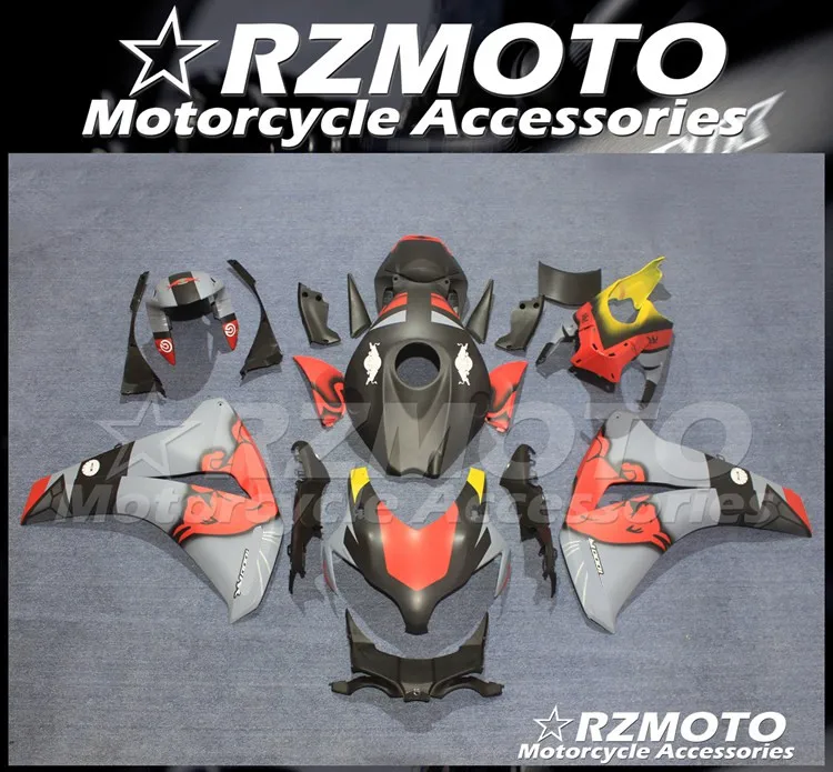 

4 Free Gifts New ABS bike Fairings kit Fit For HONDA CBR1000RR 2008 2009 2010 2011 08 09 10 11 Bodywork set Red Matte