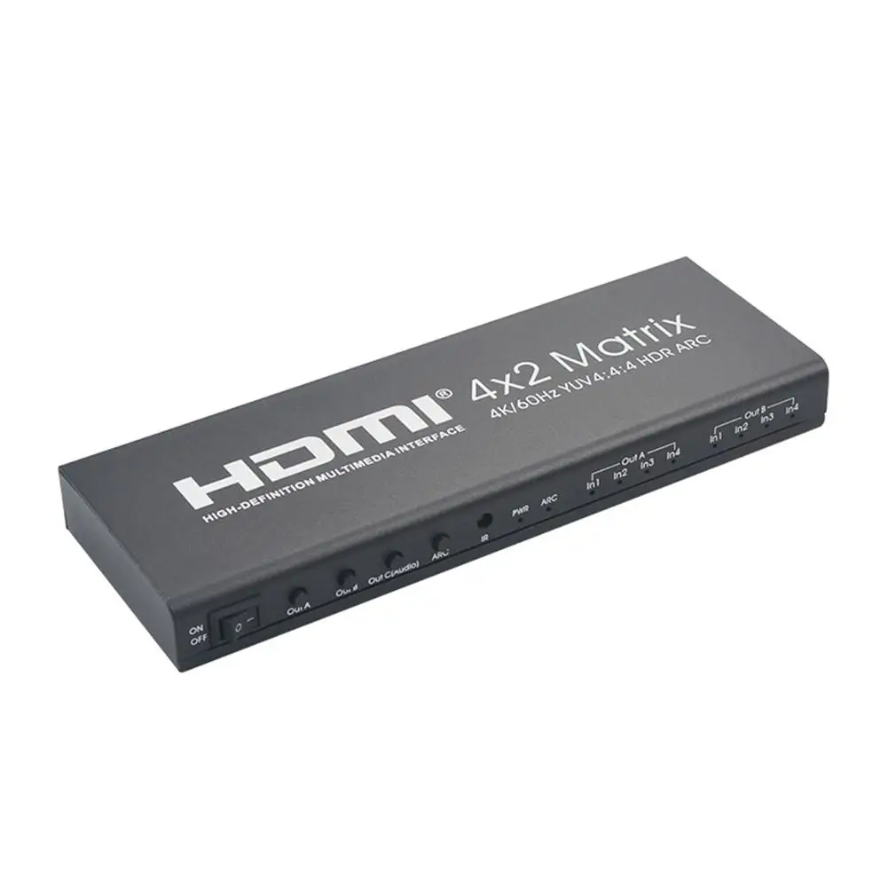 Инфракрасный пульт дистанционного управления для HDMI 2 0 4X2 4K/60 YUV4:4:4 HDR ARC без