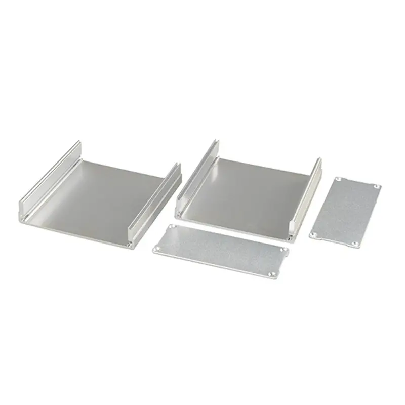 Superbat 100*97*40mm (L*W*H) Aluminum Box Enclosure Silver Case Project electronic DIY | Мобильные телефоны и аксессуары