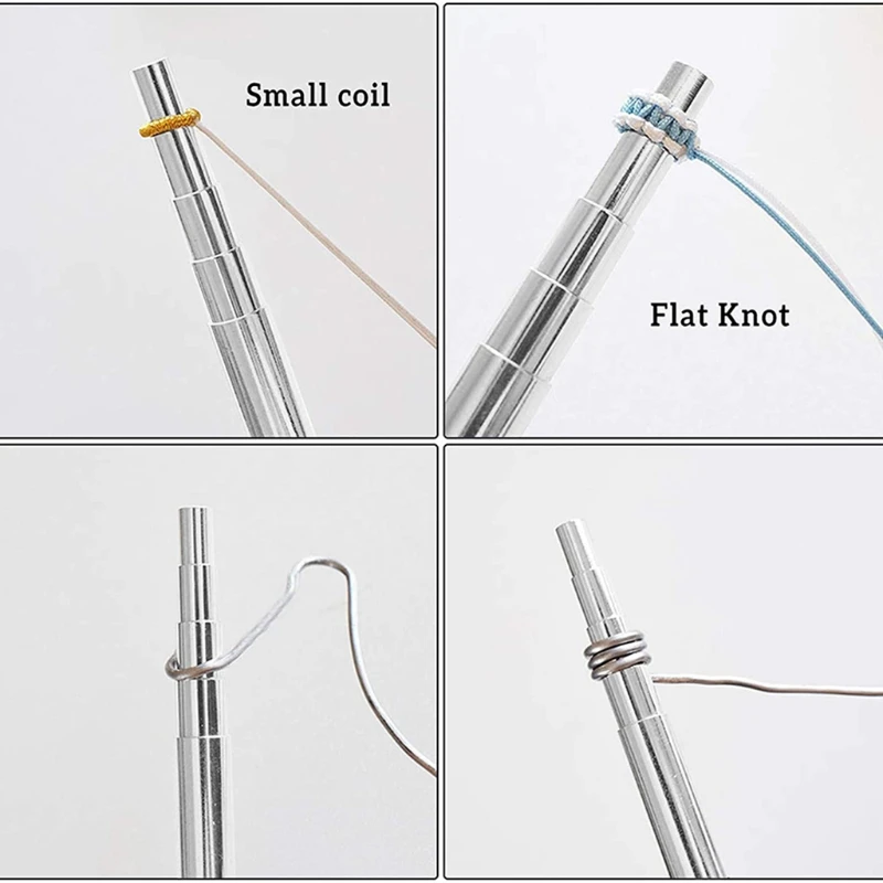 

2021 New Wire Looping Tool Set with 2Pcs Wire Looping Mandrels+ 6 in 1 Bail Making Plier