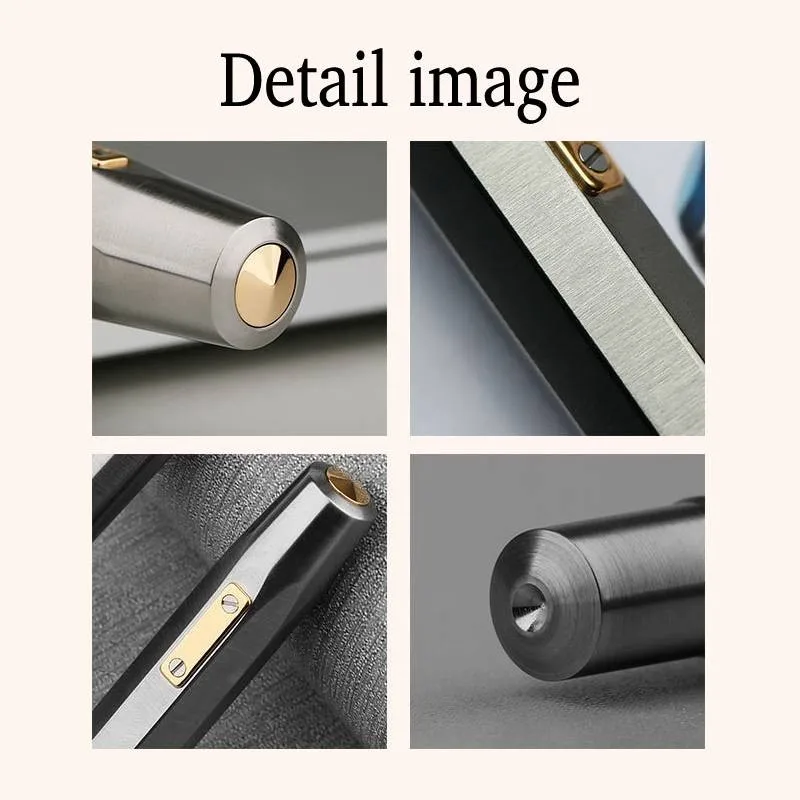 Перьевая ручка MAJOHN RS1 из титанового сплава металлическая восьмиугольная