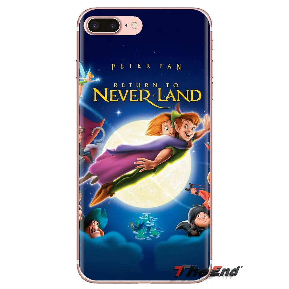 Питер Пэн возьмите меня в Neverland Глянцевый для iPod Touch Apple iPhone 4 4s 5 5S SE 5C 6 6S 7 8 X XR XS Plus MAX
