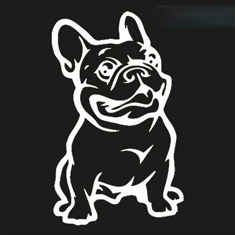 

15cmx5cm Cartoon dog Vinyl Car stickers Decals Motorcycle Accessories Car-Window Decorative Goods PVC