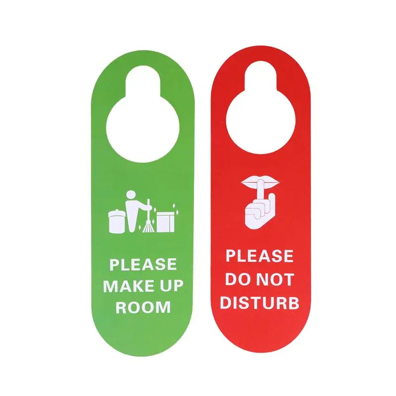 2 шт. висящая табличка двухсторонняя бирка не тревожная Чистка дверной кулон