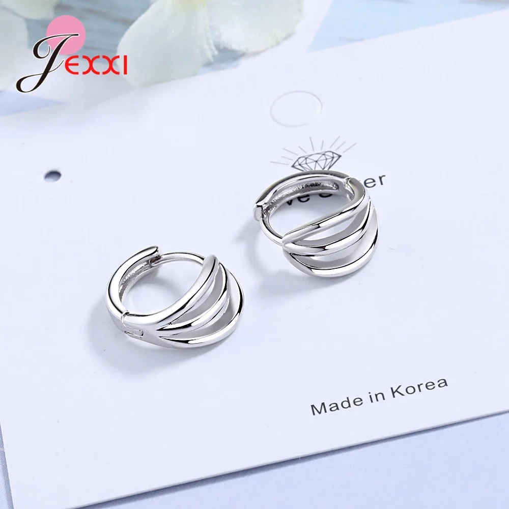 

Hot Sale Hoop Earrings 925 Sterling Silver Circle Basketball Brincos Loop Pendientes for Women Jewelry Oorbellen