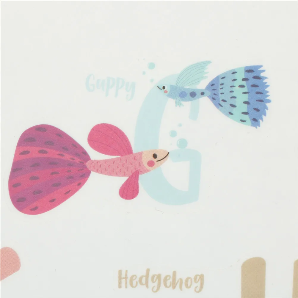 

Colorful 26 Letters Alphabet Stationery Stickers For Kids Rooms Nursery Room Decor Children Wall Decal Art Poster Gift Cartoon