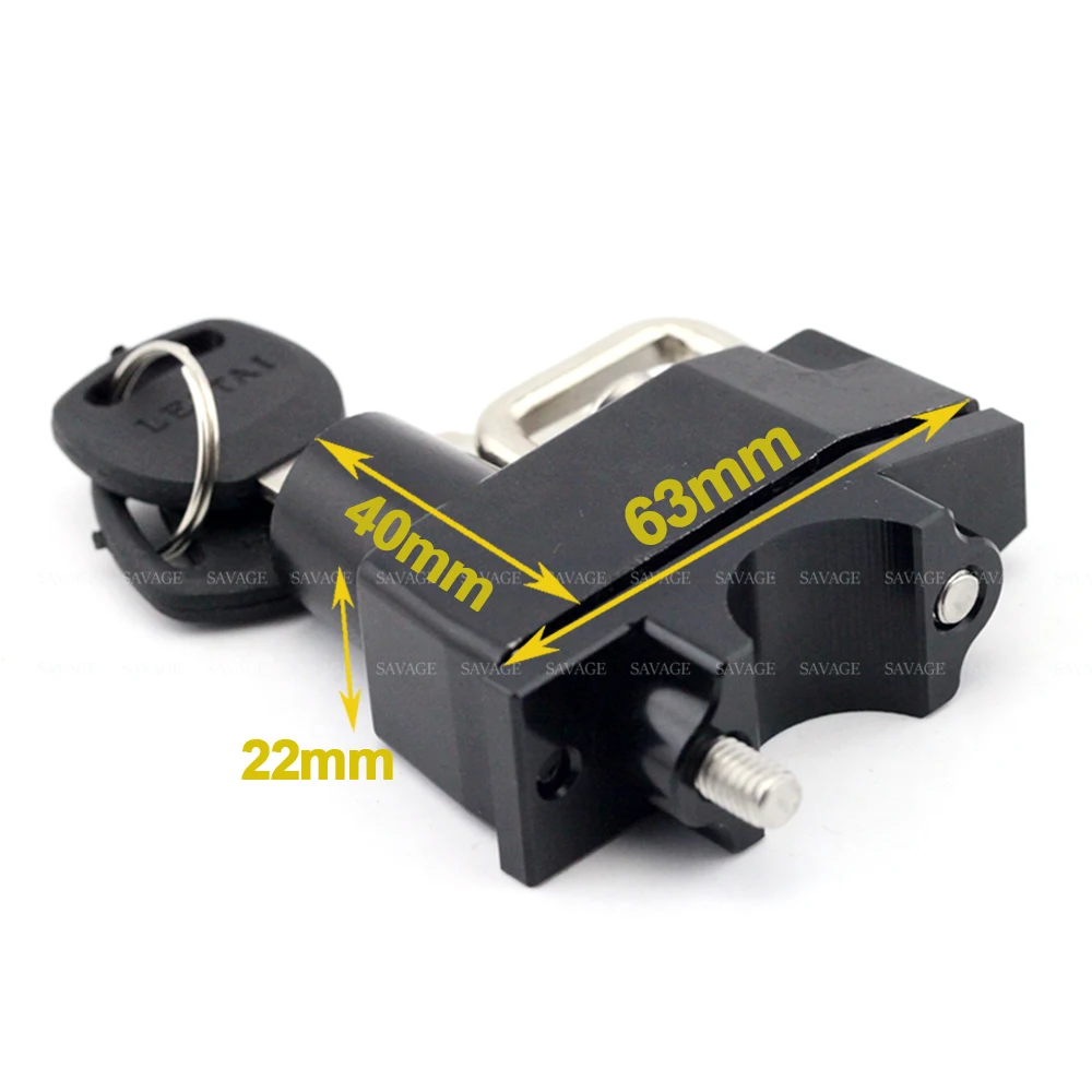 Шлем Замок руль зажим для HONDA CBF 125/190X/250/500/600N/600 S/1000/1000FA красивые мотоциклетные