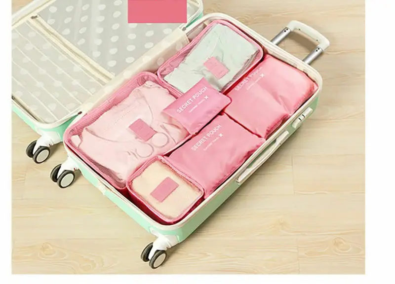 Водонепроницаемый чехол для чемодана 6 шт. сумка-Органайзер одежды переносной