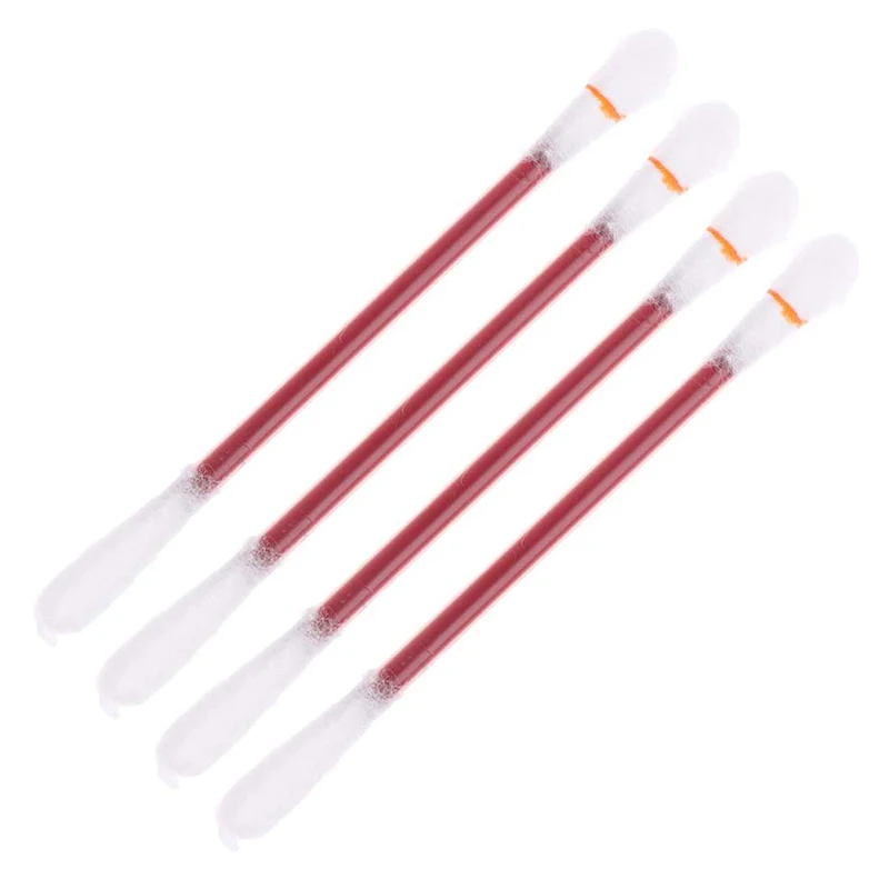 

10Pcs Disposable Medical Iodine Cotton Stick Swab Home Disinfection Emergency Double Head Wood Buds Tips Nose Ears Cleaning