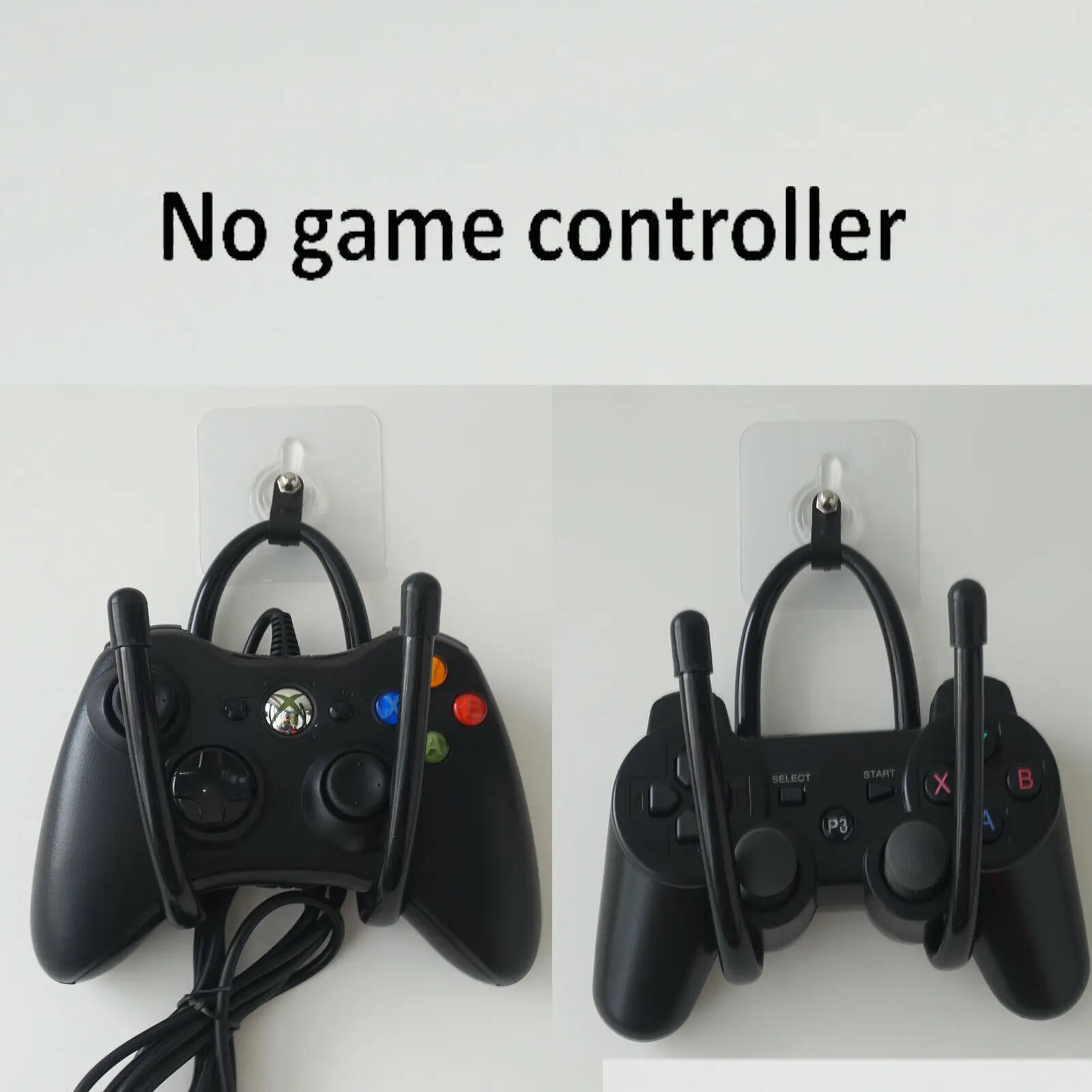 2x Self-adhesive Game Controller Hanger Wall Storage Hook Holder for N-Switch