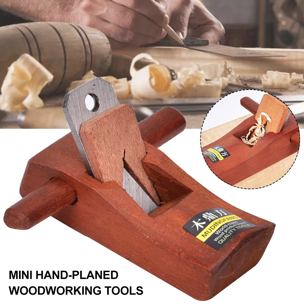 

Tiny Woodworking Plane Mini Hand Planer Block Hand Plane Planer Wooden Carpenter Woodcraft Tool Trimming Wood Planing