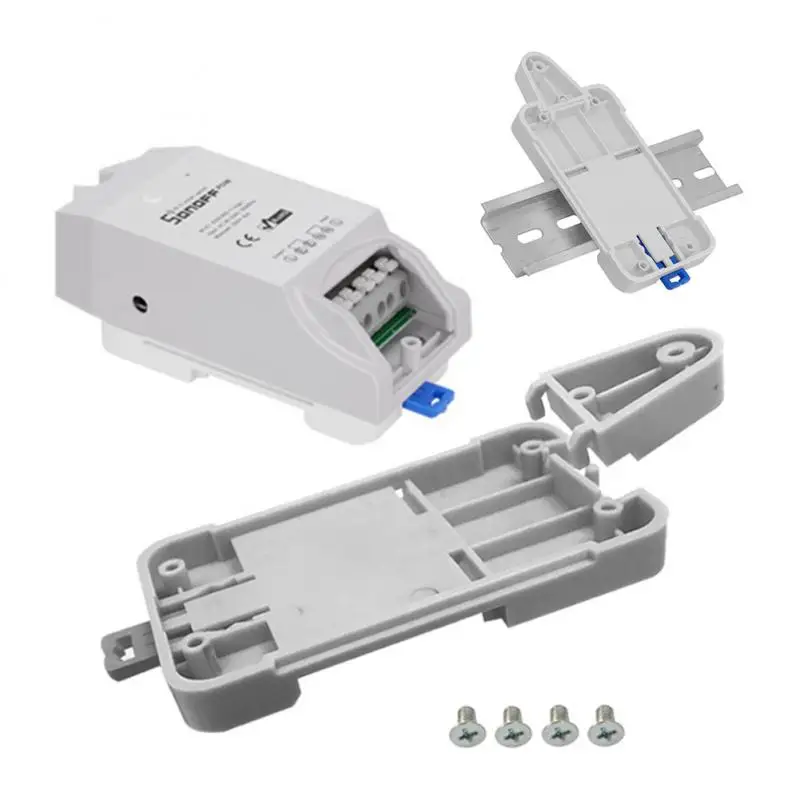 

Adjustable SONOFF DR DIN Rail Tray For Wifi Remote Control Switch Sonoff Basic/RF/Pow/TH10/16/Dual Mounted Rail Case Smart Home