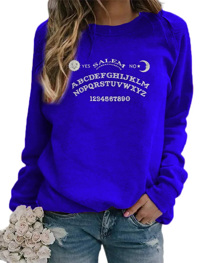 2021 Autumn Long Sleeve Women Hoodies Black Grunge Oversized Hoodies Gothic Harajuku Streetwear Chic Letter Print Hoodies XXXL