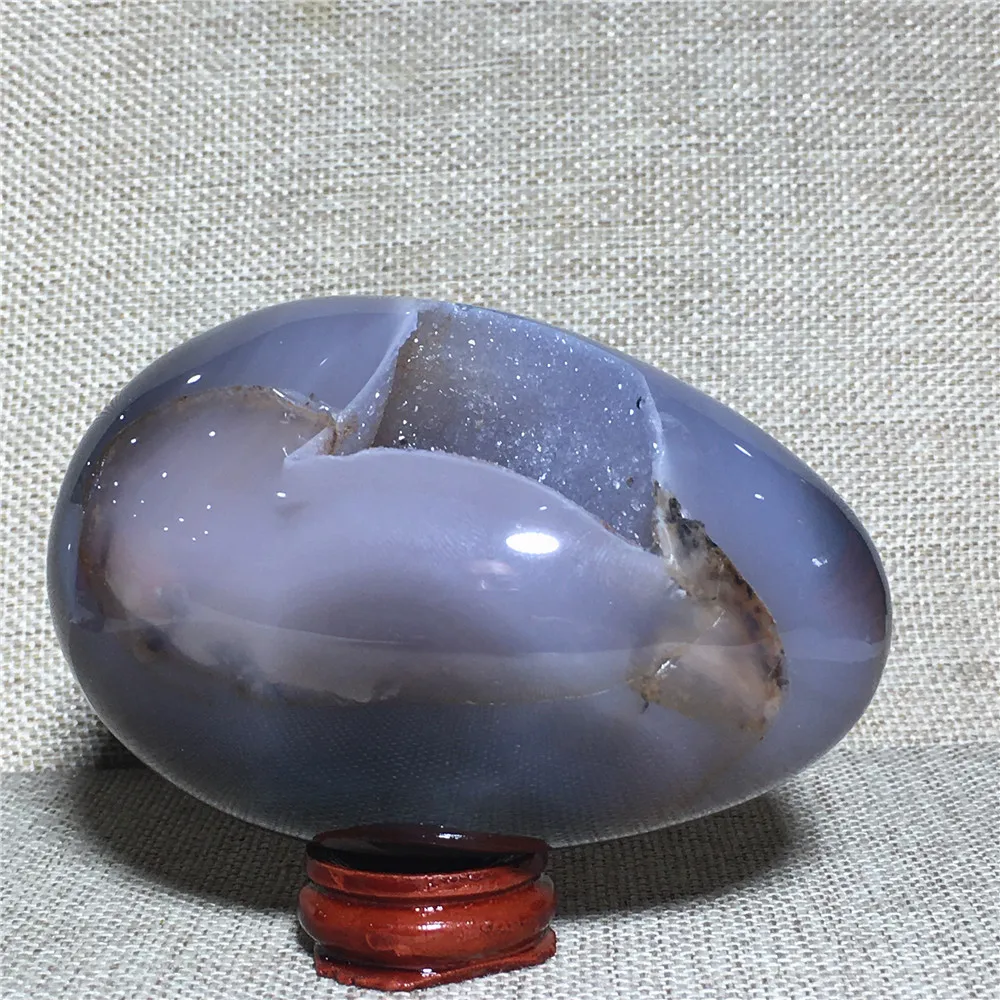 

Natural Agate Geode Quartz Crystal Wedding Home Decoration Feng Shui Healing Voog Stones DIY Gift Reiki Druzy Egg