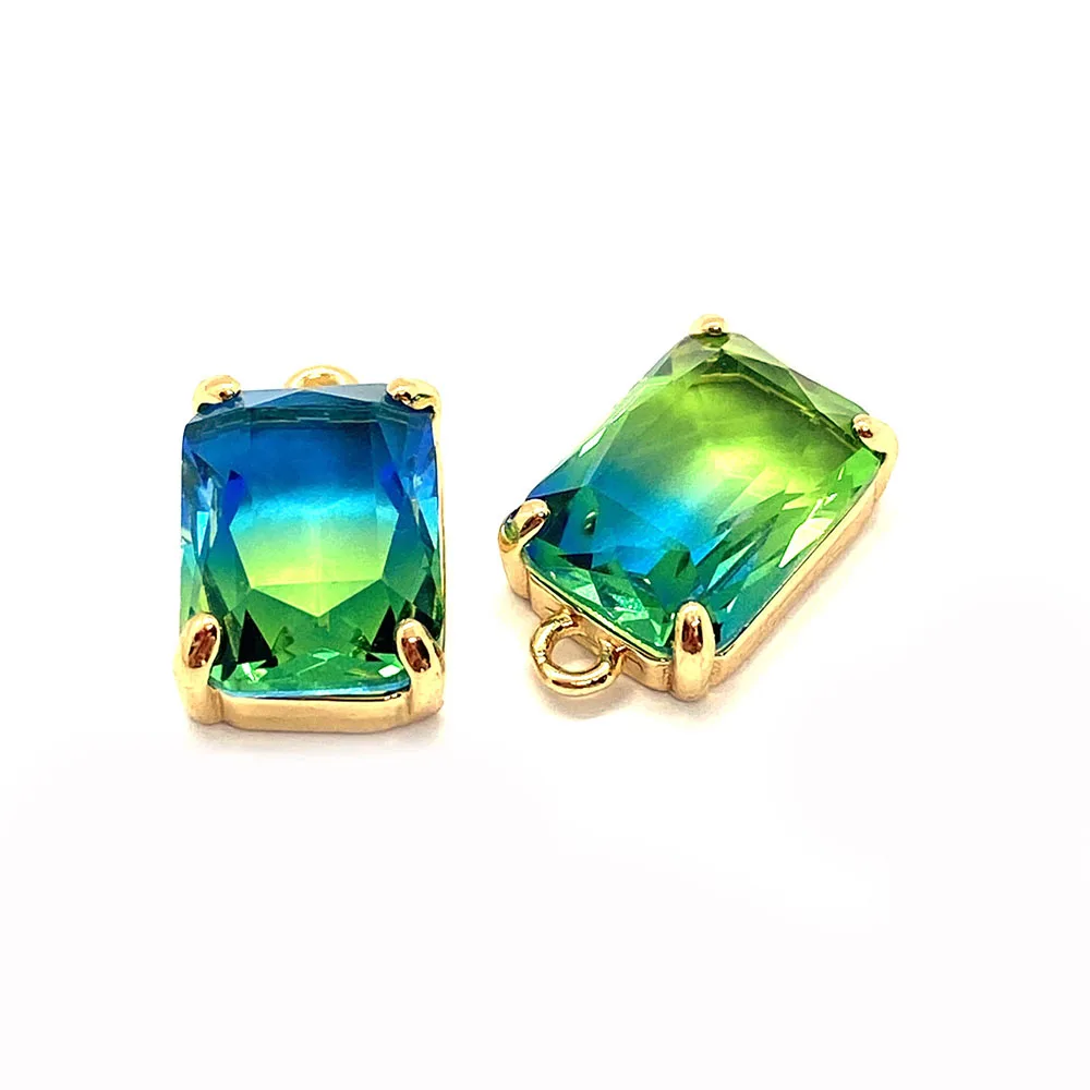 

Pendant Jewelry Glass Crystal Hanging Rectangle Necklace Accessories Fashion Accessories for DIY Jewelry Making